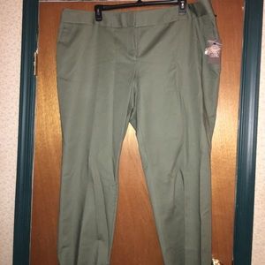 Olive Green Dress Pants